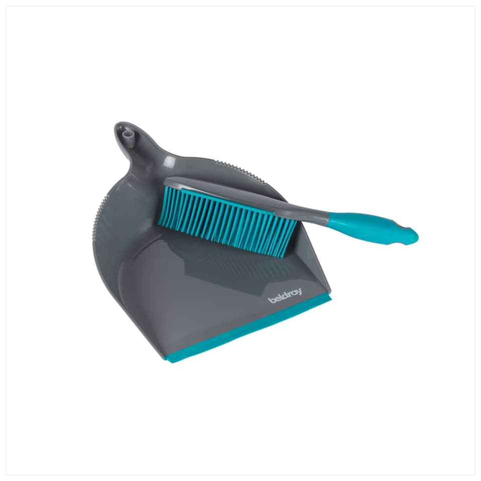 image 1 of Beldray Pet Plus Anti Bac Rubber Dustpan & Brush