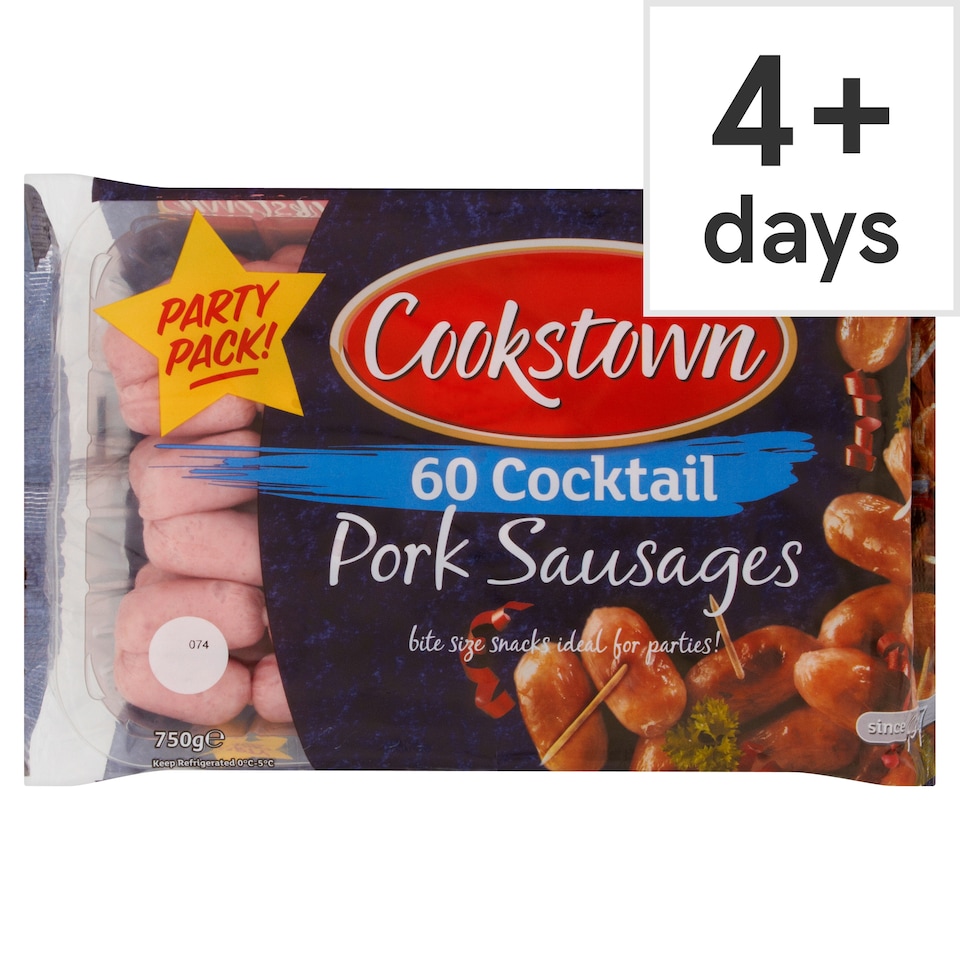 Cookstown Pork Cocktail Sausages 750G