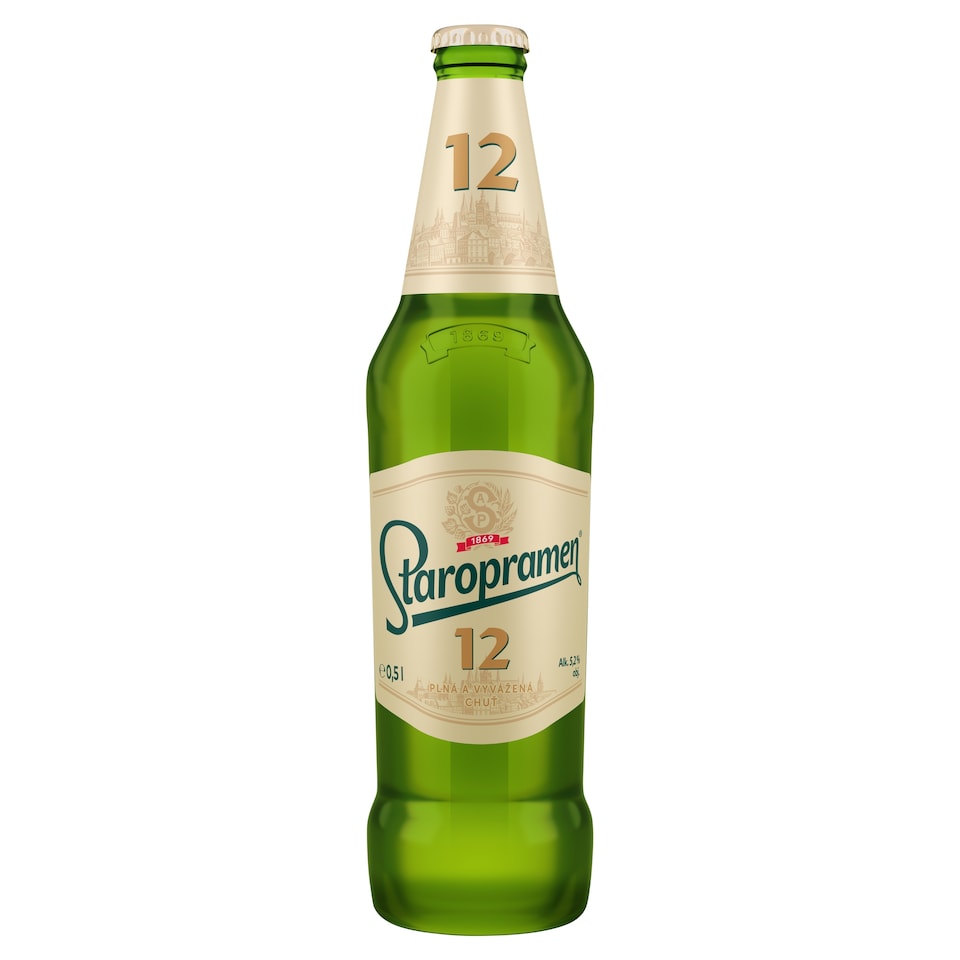 Staropramen 12 pivo ležák světlý 0,5l