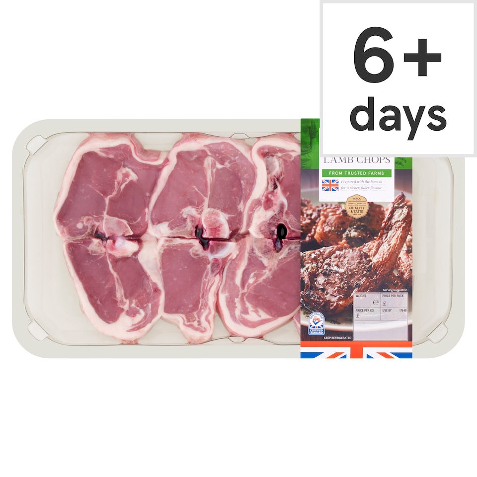 TESCO Lamb Chops 550G