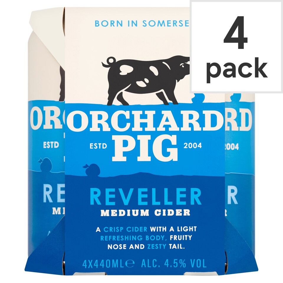 Orchard Pig Reveller Cider 4X440ml Can