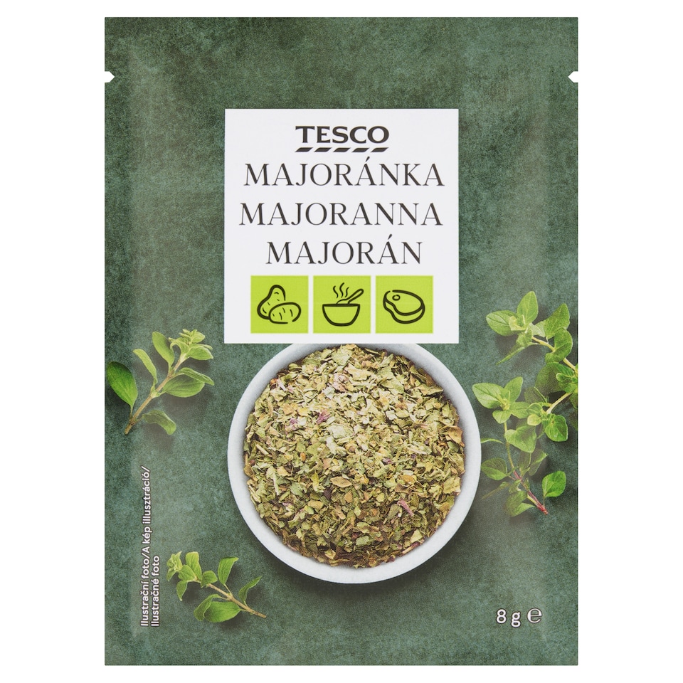 Tesco Majorán sušený drvený 8 g