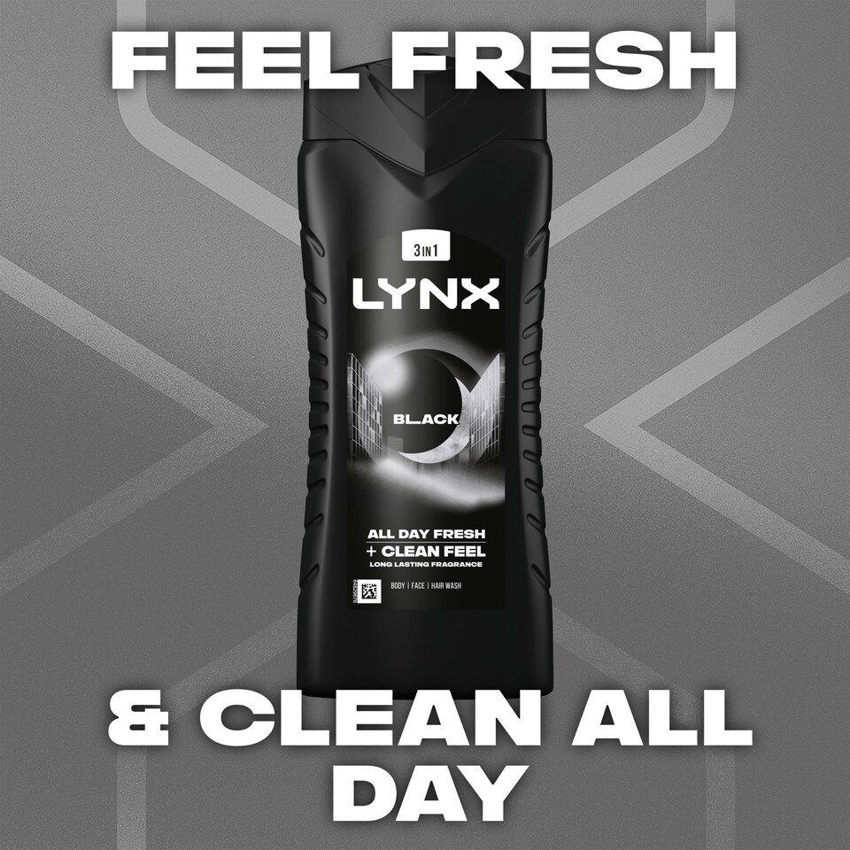 image 1 of Lynx Black XXL Body Wash Shower Gel 500ml