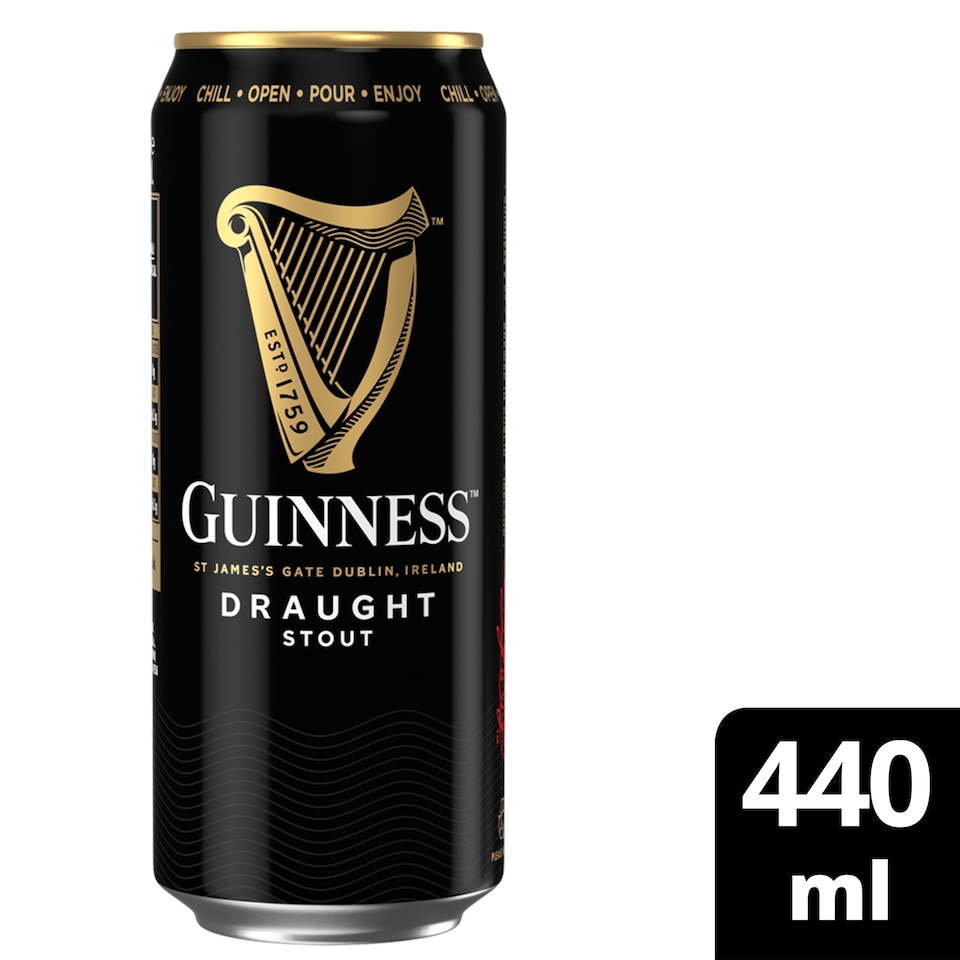 image 1 of Guinness Draught Stout Beer Can 4.1% Vol 15x440ml