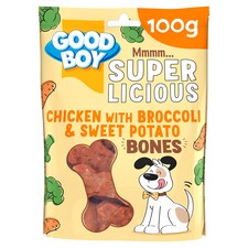 Good Boy Dog Treats Chicken & Broccoli 100G