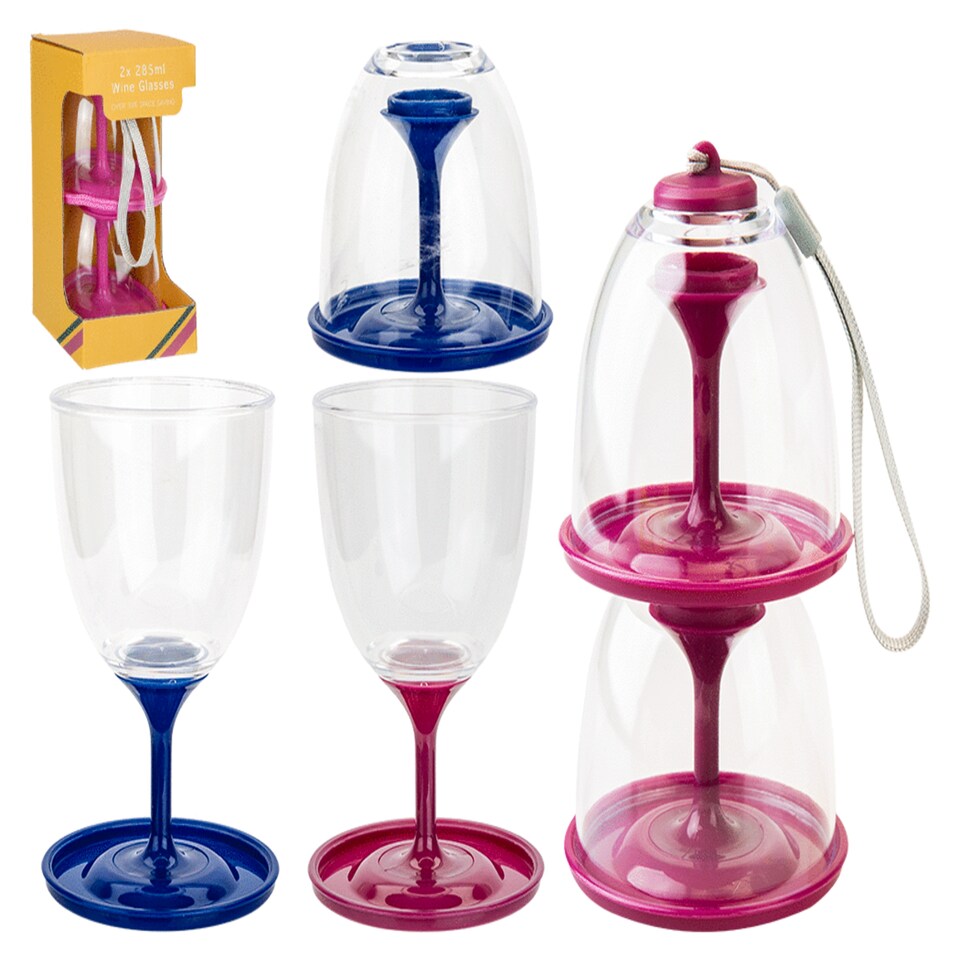 Summit Wine Glasses 285ml 2 Pack.