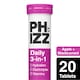 image 1 of Phizz Effervescent 3-In-1 88G Tablets - Apple & Blackcurrant Flavour 20s