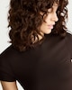 image 2 of F&F Polyamide Short Sleeved Bodysuit in Brown