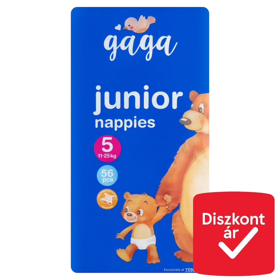image 1 of Gaga 5 Junior 11-25 kg Nappies 56 pcs