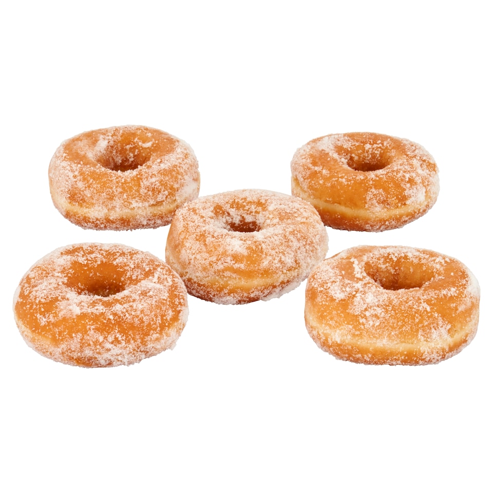 image 1 of Tesco 5 Sugar Ring Doughnuts