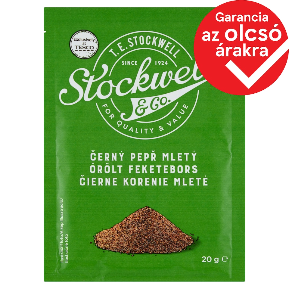 Stockwell & Co. Ground Black Pepper 20 g