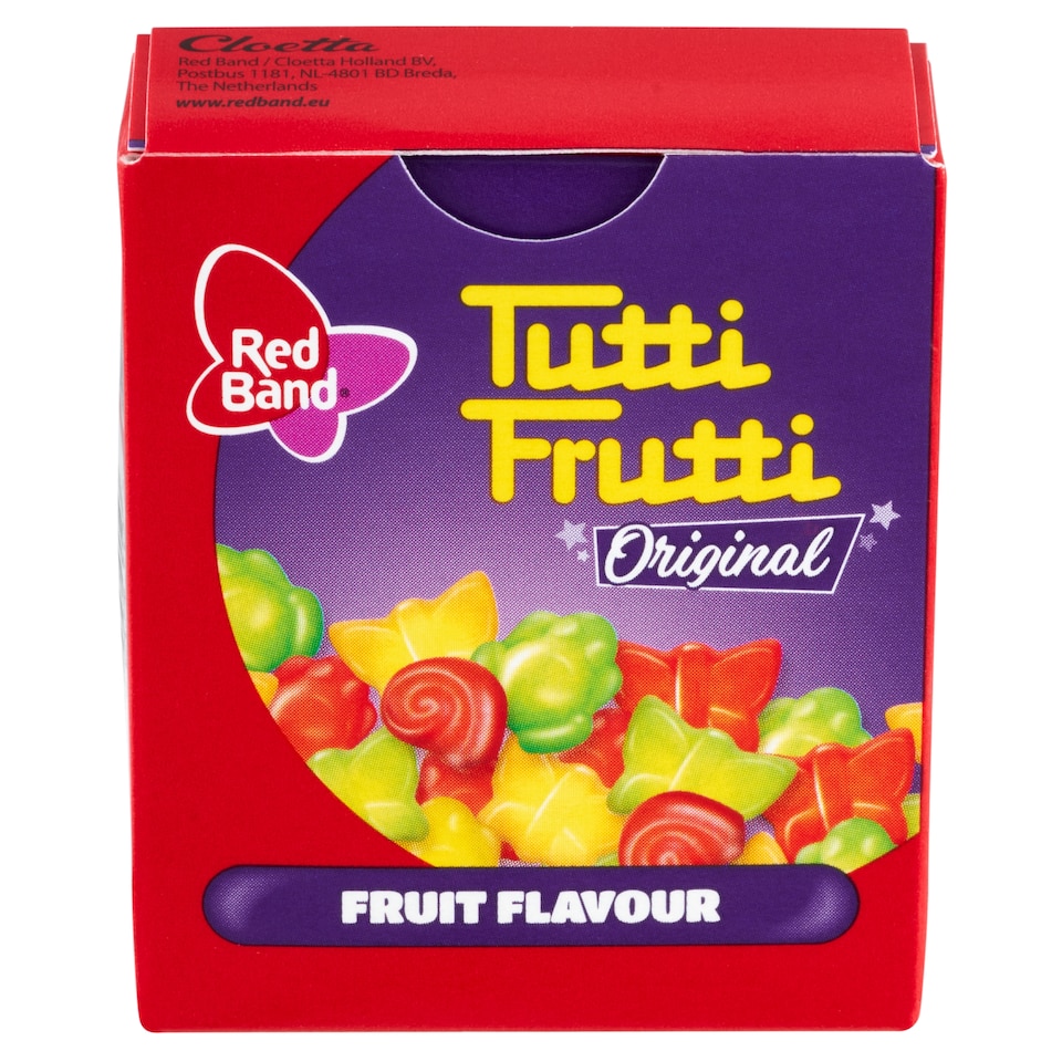 Red Band Tutti Frutti Original želé pastilky s ovocnou príchuťou 15 g