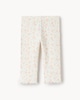 image 4 of F&F Baby 2-Piece Cotton Rich Ribbed Floral Set in Cream