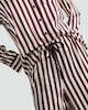 image 2 of F&F CoolEase™ Stripe Print Shirt and Trousers Pyjamas in Cream