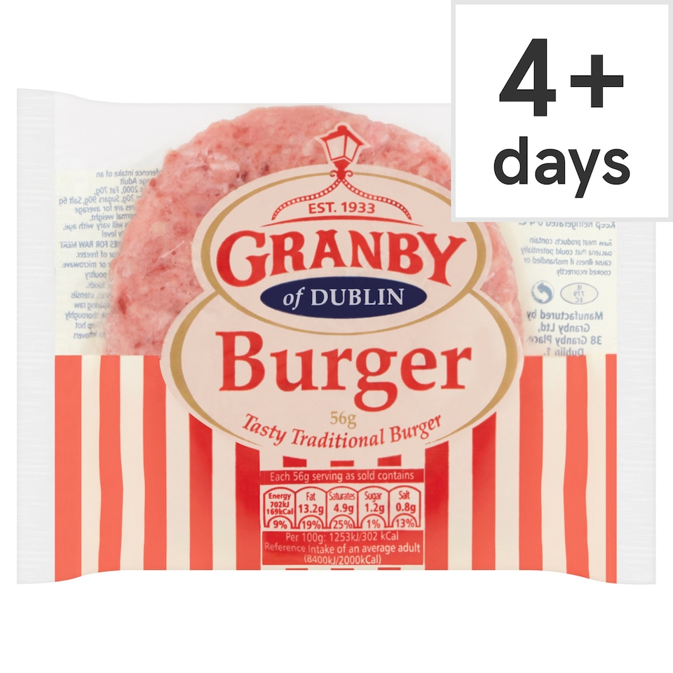 Granby Burgers 56G