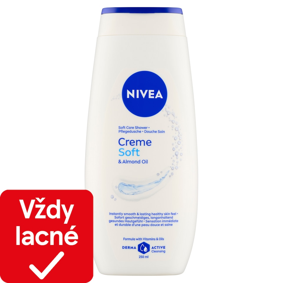 obrázok 1 z Nivea Creme Soft Ošetrujúci sprchovací gél 250 ml