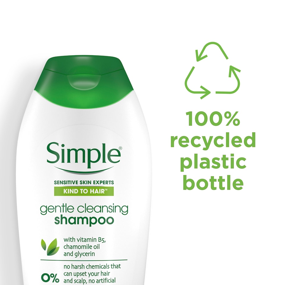 image 1 of Simple Kind To Hair Gentle Care Shampoo 400Ml