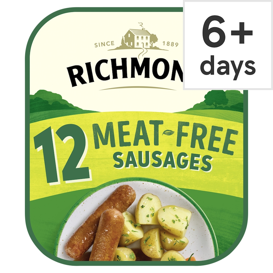RICHMOND 12 MEAT FREE SAUSAGES 456G