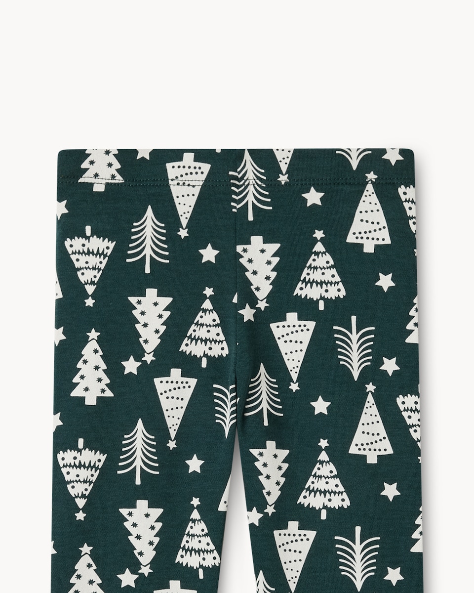 image 1 of Christmas Baby Pure Cotton Tree Revere Matching Family Pyjama Set in Green