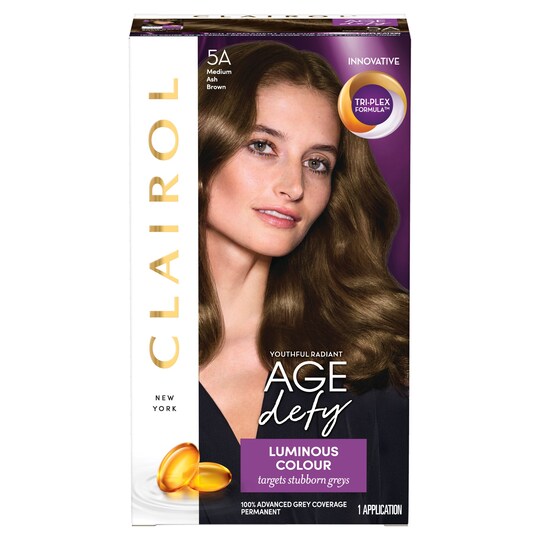 Clairol Nice Easy Defy Medium Ash Brown 5a Tesco Groceries