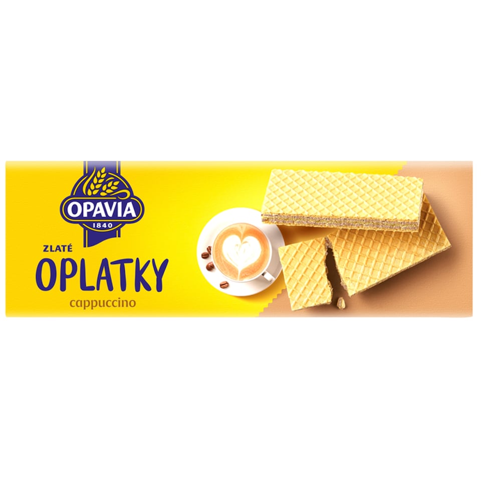 Opavia Oplatky Zlaté cappuccino 146g