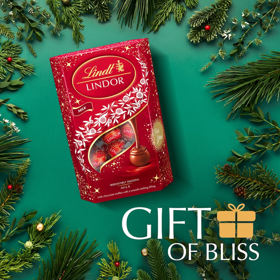 image 1 of Lindt Lindor Milk Chocolate Truffles Carton 337G