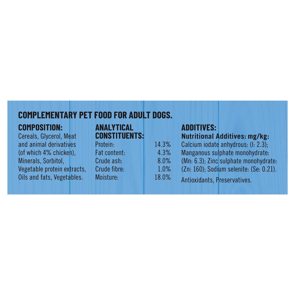 image 1 of BAKERS Dental Delicious Large Chicken Dog Chews 270g