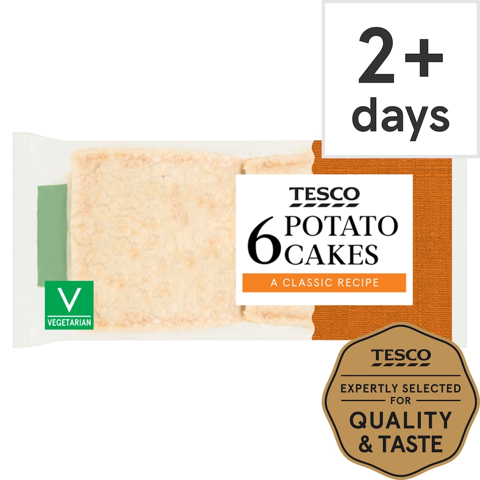 Tesco Classic Potato Cakes 6 Pack