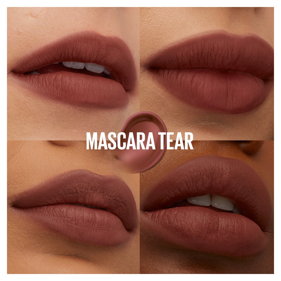 image 1 of Maybelline Super Stay Teddy Tint Lip Tint, 20 Mascara Tear, 5ml