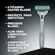image 2 of Wilkinson Sword Quattro Titanum Razor Plus 8 Blades