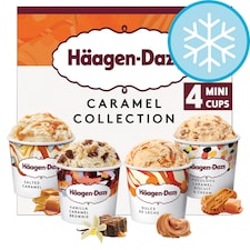 Haagen-Dazs Caramel Mini Ice Cream Cups 4 X 95Ml