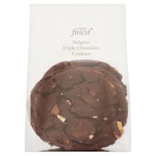 Tesco Finest Belgian Triple Chocolate Cookies 4 Pack