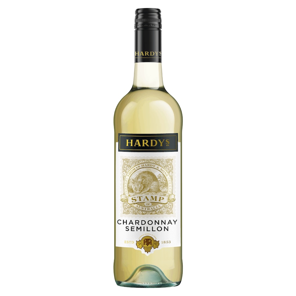 image 1 of Hardys Stamp Chardonnay Semillon White Wine 75cl