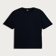 F&F Cotton Rich Crew Neck Slim Fit T-Shirt in Navy