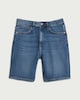 image 4 of F&F Slim Fit Knee Length Shorts in Navy