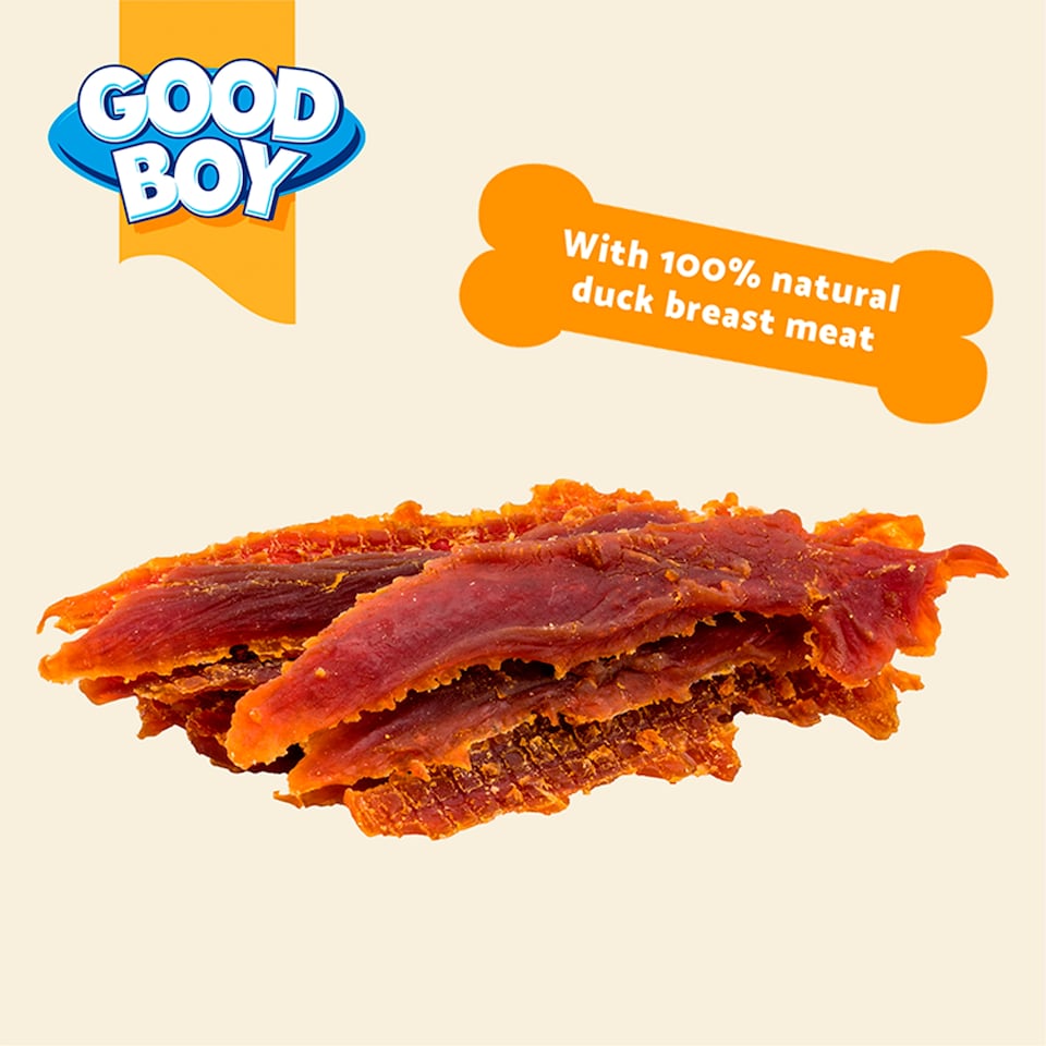 image 1 of Wagtastic Chewy Duck Fillets Dog Chew Treats 70G
