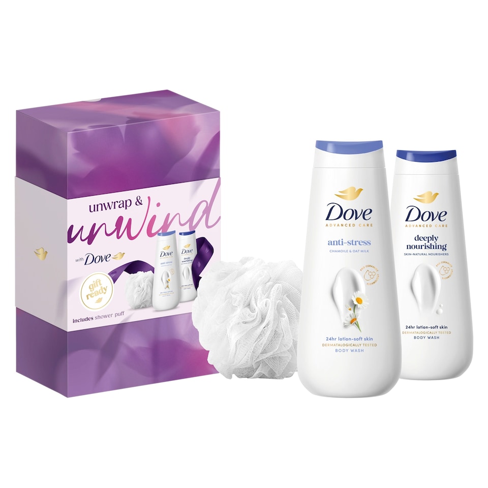 image 1 of Dove Unwind Bodywash Collection Gift Set
