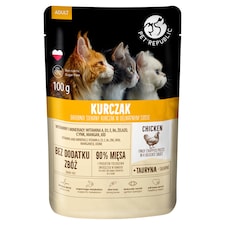 PetRepublic Complete Pet Food for All Types of Adult Cats with Chicken 100 g