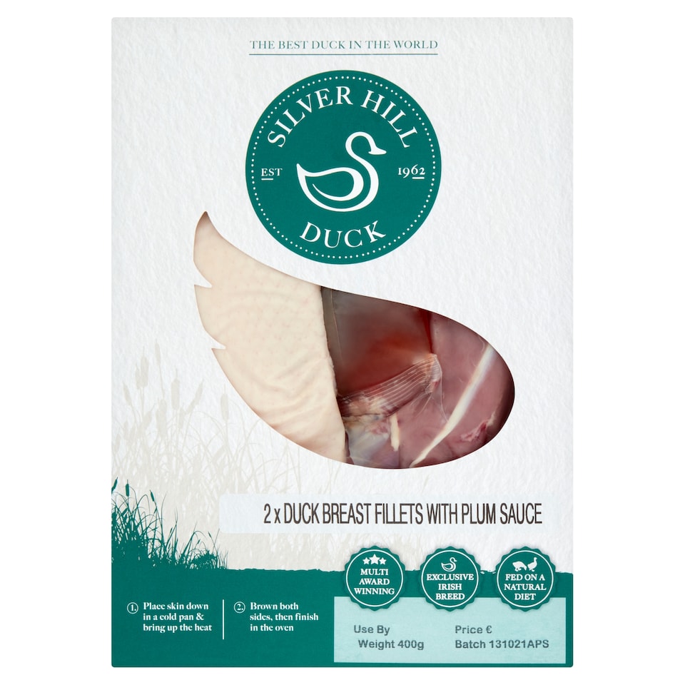 Silver Hill 2 Duck Fillets With Plum Sauce 400G