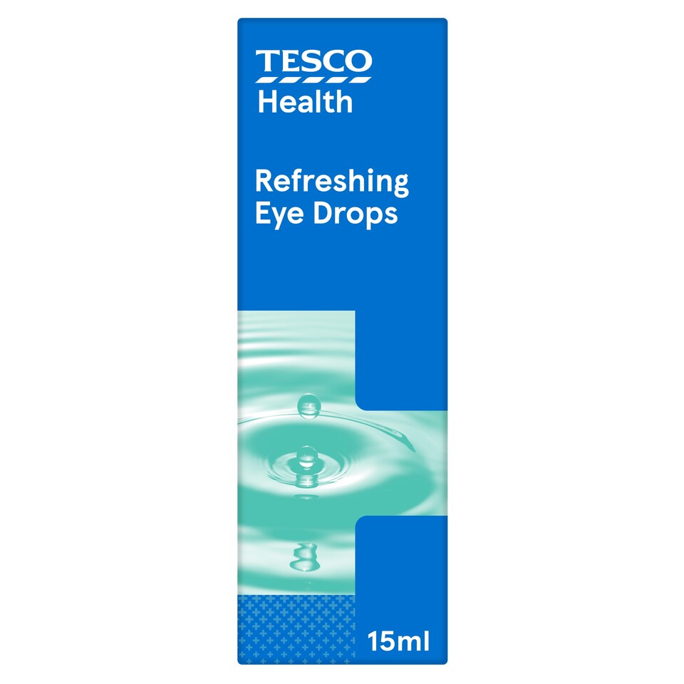 Tesco Health Refreshing Eye Drops 15Ml