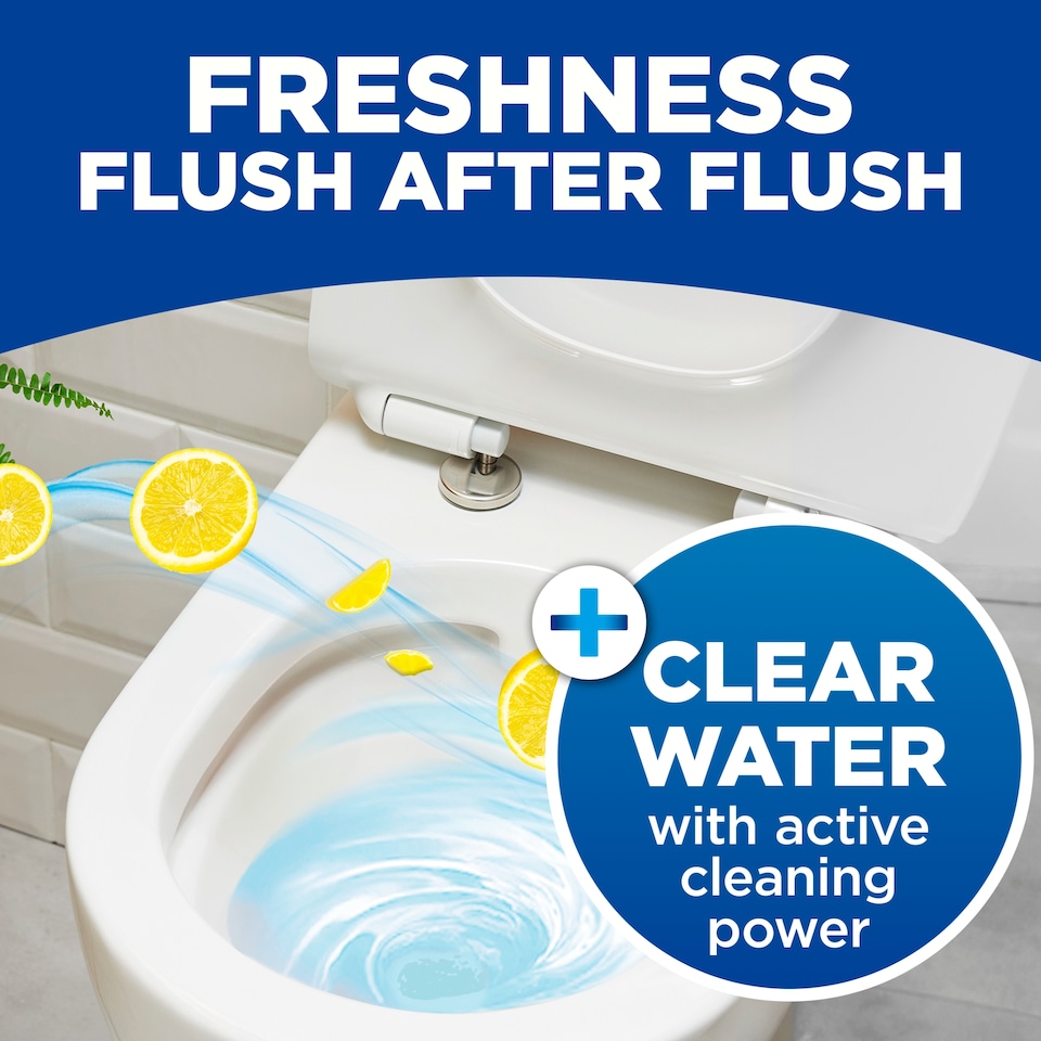 image 1 of Bloo Toilet Blocks - Lemon 4 x 50g (200g)