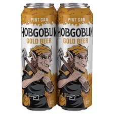 Hobgoblin Gold Ale Beer Can 4 x 568ml