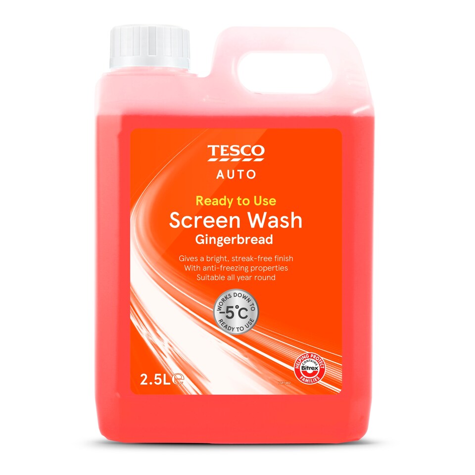 Tesco Gingerbread Screenwash 2.5L