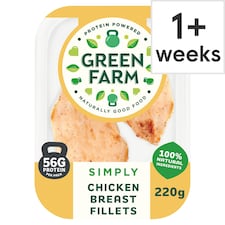 Green Farm Simply Roasted 2 Chicken Breast Fillets 220G