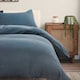image 2 of Fox & Ivy Muslin Blue Single Duvet Set 140 x 200 cm