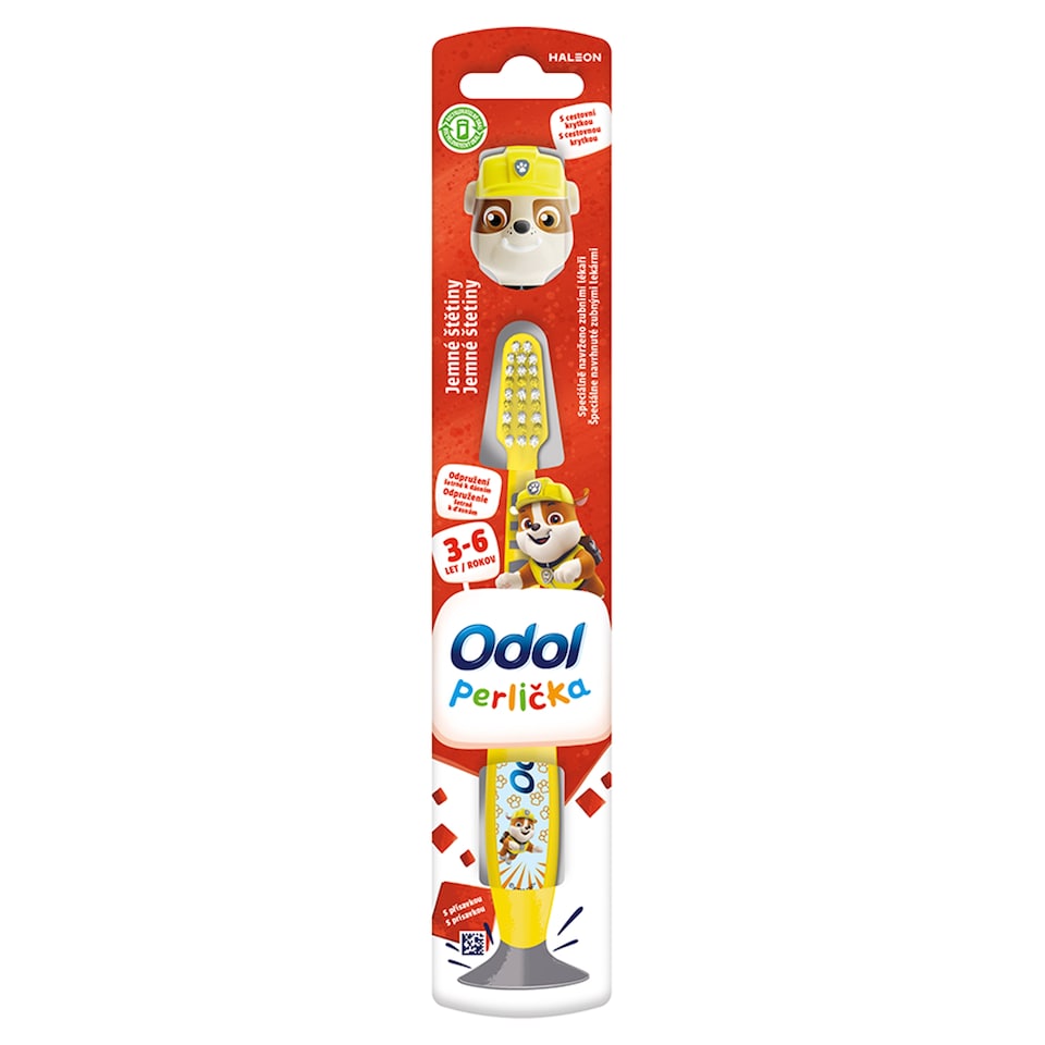 image 1 of Odol Perlička Toothbrush with Suction Cup 3-6 Years