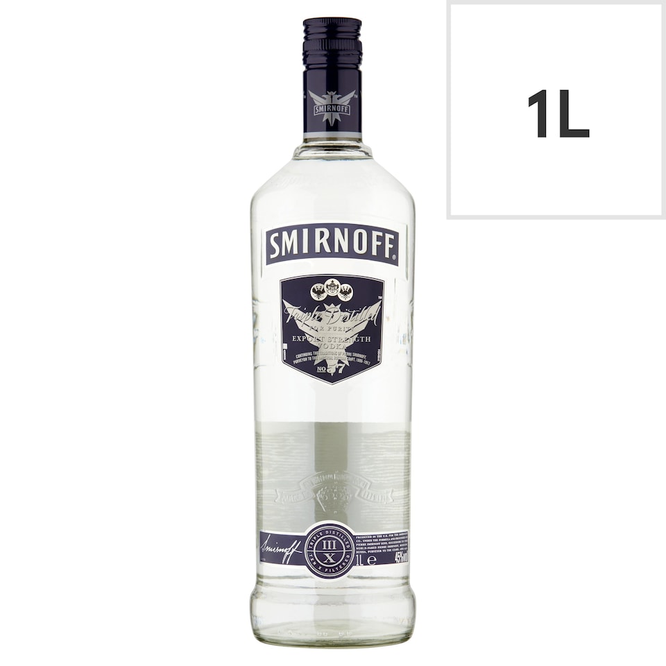 SMIRNOFF BLUE 1 LITRE
