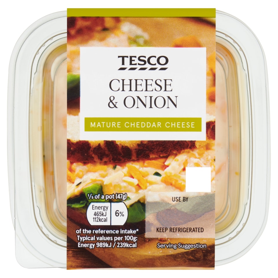 Tesco Cheese & Onion 235g