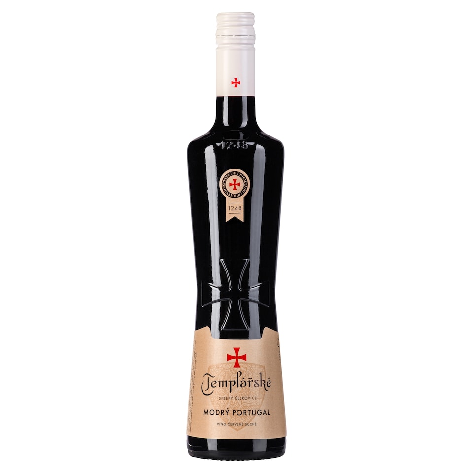 Templářské Sklepy Čejkovice Modry Portugal víno červené suché 0,75 l