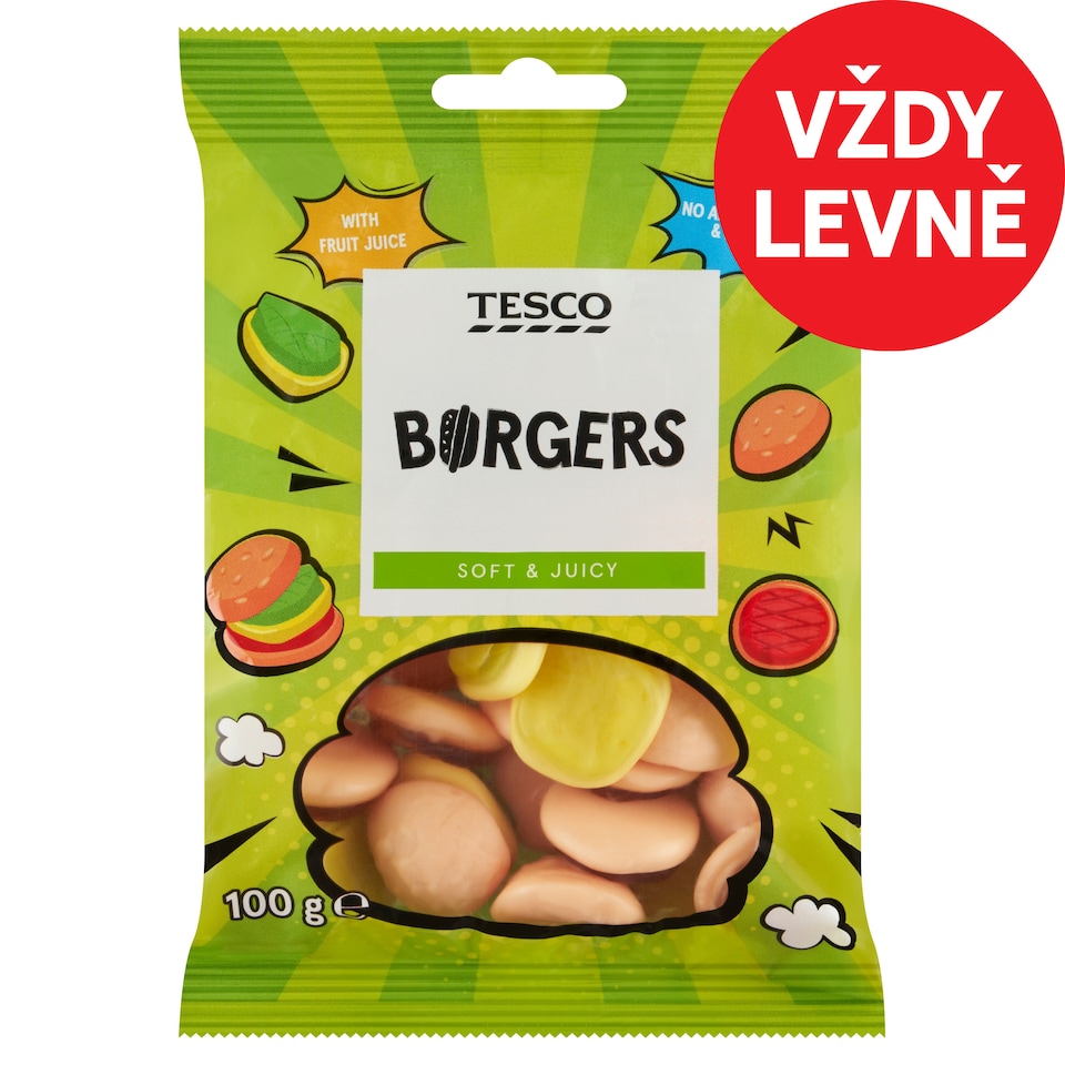Tesco Želé s ovocnými příchutěmi 100g